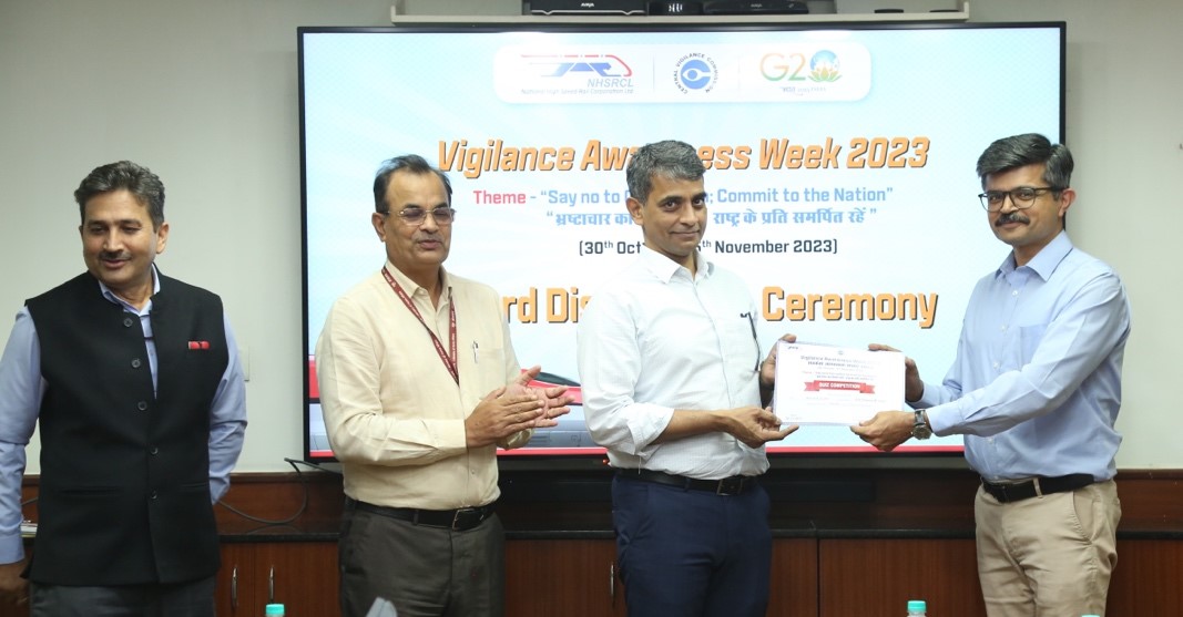 Felicitation of all winners of various competitions organised during VAW 2023